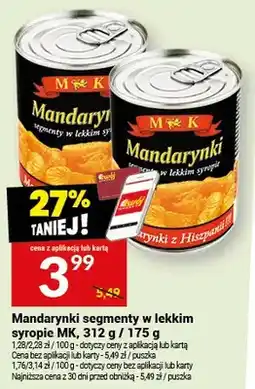 Twój Market Mandarynki segmenty w lekkim syropie oferta