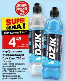 Twój Market Napój o smaku wieloowocowym Dzik Zero oferta