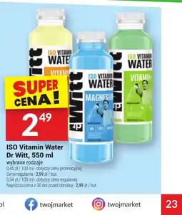 Twój Market Dr Witt ISO Vitamin Water oferta