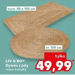 Kaufland Dywan z juty różne kształty oferta