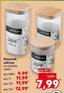 Kaufland Pojemnik szklany na artykuły sypkie oferta