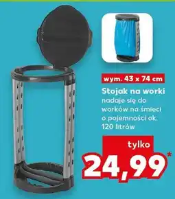 Kaufland Stojak na worki nadaje się do worków na śmieci o pojemności ok. 120 litrów oferta