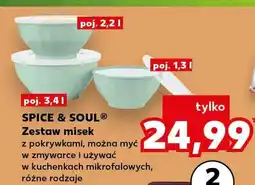 Kaufland Zestaw misek z pokrywkami oferta