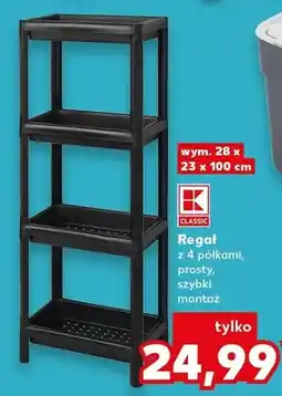 Kaufland Regał z 4 półkami, prosty, szybki montaż oferta