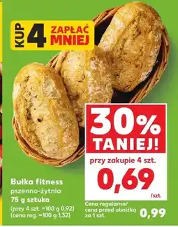 Kaufland Bułka fitness pszenno-żytnia oferta
