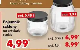 Kaufland Pojemnik szklany na artykuły sypkie poj oferta