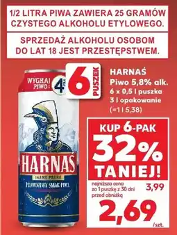 Kaufland Piwo 5,8% alk oferta