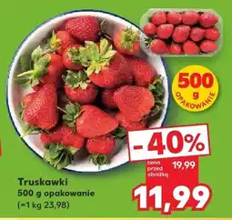 Kaufland Truskawki 500g opakowanie oferta