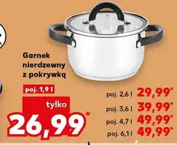 Kaufland Garnek nierdzewny z pokrywką oferta