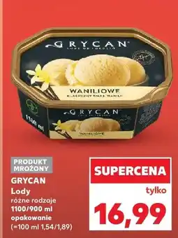 Kaufland Lody waniliowe różne rodzaje oferta