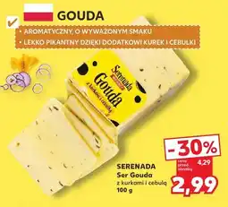 Kaufland Ser Gouda z kurkami i cebulą oferta