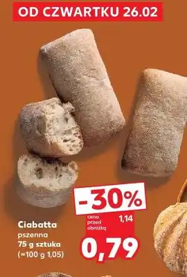 Kaufland Ciabatta pszenna oferta