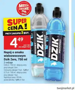 Twój Market Napój Dzik Zero oferta