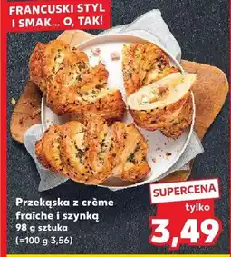 Kaufland Przekąska z crème fraîche i szynką oferta