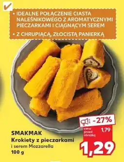 Kaufland Krokiety z pieczarkami serem Mozzarella oferta