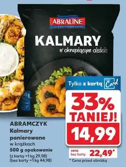 Kaufland Kalmary panierowane w krążkach 500g opakowanie oferta