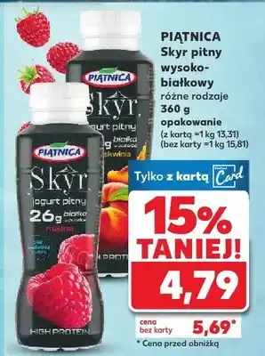 Skyr pitny wysoko-białkowy różne rodzaje