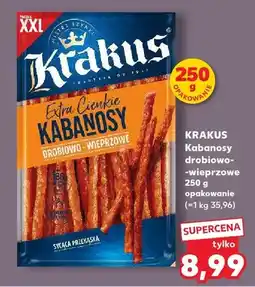 Kaufland Kabanosy drobiowo-wieprzowe oferta