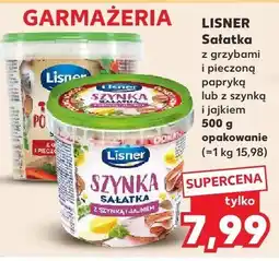 Kaufland Sałatka z warzywami i pieczonych papryk z czosnkiem lub ze szynką i jajkiem oferta