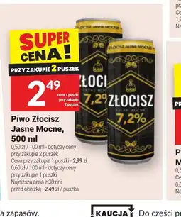 Twój Market Piwo Złocisz Jasne Mocne oferta
