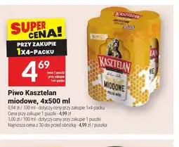 Twój Market Piwo Kasztelan miodowe oferta