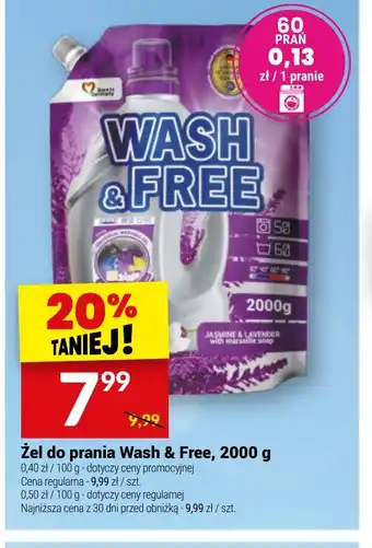 Twój Market Zel do prania Wash & Free oferta