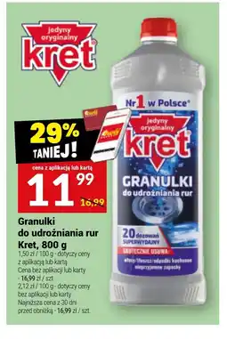 Twój Market Kret Granulki do udrożniania rur oferta