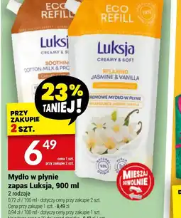 Twój Market Luksja mydło w płynie zapas oferta