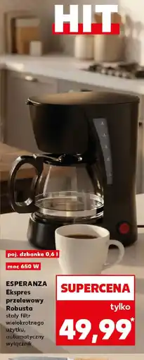 Kaufland Esperanza Ekspres przelewowy Robusta oferta