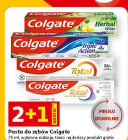 Auchan Pasta do zębów white Colgate Herbal oferta