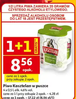 Auchan Piwo Kasztelan Niepasteryzowane oferta