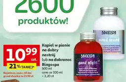 Auchan Kąpiel w pianie good night Bingospa oferta