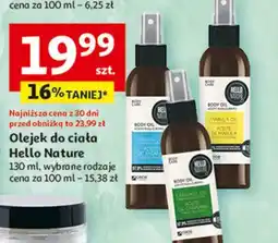 Auchan Olejek do ciała coconut oil Hello Nature oferta