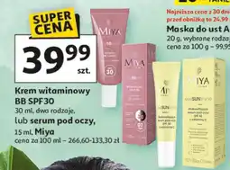 Auchan Serum pod oczy rozświetlające Miya Cosmetics oferta