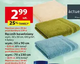 Auchan Ręcznik 70 x 130 cm Actuel oferta