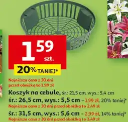 Auchan Koszyk na cebulki śr. 31.5 cm oferta