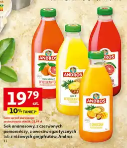 Auchan Sok z owoców egzotycznych Andros oferta