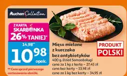 Auchan Mięso mielone z kurczaka Auchan Collection oferta