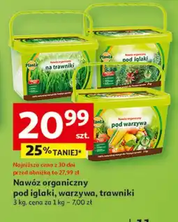 Auchan Nawóz organiczny pod warzywa Planta (Ogrodowe) oferta