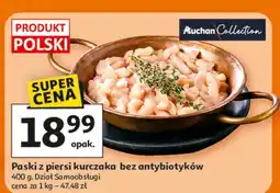 Auchan Filet z piersi kurczaka paski Auchan oferta
