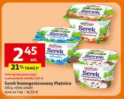 Auchan Serek homogenizowany naturalny Piątnica oferta