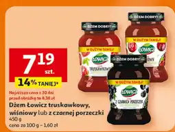 Auchan Dżem z czarnej porzeczki Łowicz oferta