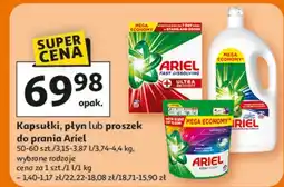 Auchan Proszek do prania ultra oxi effect Ariel Aqua Puder oferta