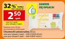 Auchan Chusteczki uniwersalne lemon Podniesiony Kciuk oferta