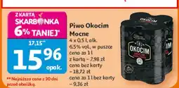 Auchan Piwo Okocim Mocne Dubeltowe oferta