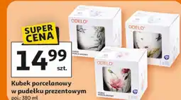 Auchan Kubek porcelana w pudełku 380 ml Odelo oferta