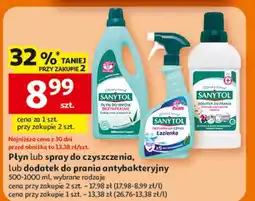 Auchan Płyn dodatek dezynfekujący do prania Sanytol oferta