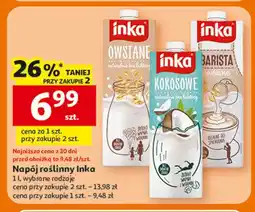 Auchan Napój owsiany barista Inka Owsiane oferta