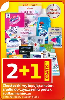 Auchan Odkamieniacz do pralek w tabletkach anti calcario Auchan Różnorodne (Logo Czerwone) oferta