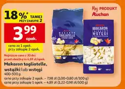 Auchan Makaron wstęgi walcowane Auchan oferta